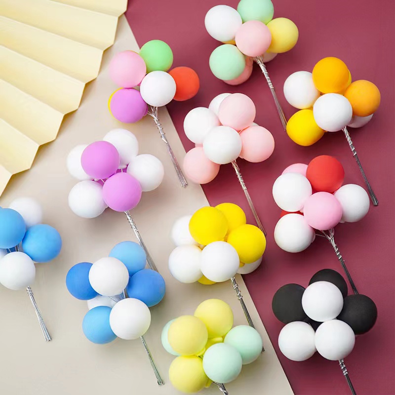 告白气球蛋糕装饰底座轻粘黏土