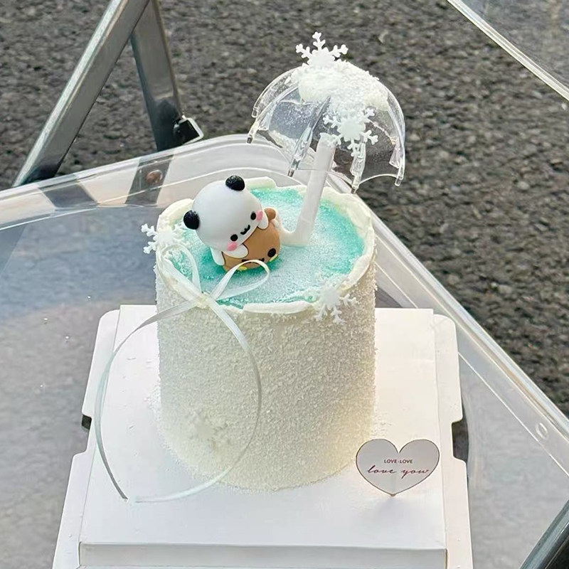 2.14烂漫情人节一二布布为爱撑伞蛋糕装饰摆件爱心love卡片装扮,节庆用品/礼品,蛋糕/烘焙装饰用品,淘宝优惠券,粉丝福利购,淘宝优惠卷