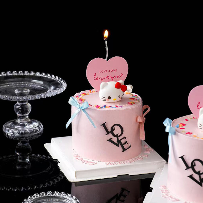 2026情人节卡通蝴蝶结KT猫蛋糕装饰love亚克力爱心卡片装扮插件,节庆用品/礼品,蛋糕/烘焙装饰用品,淘宝优惠券,粉丝福利购,淘宝优惠卷