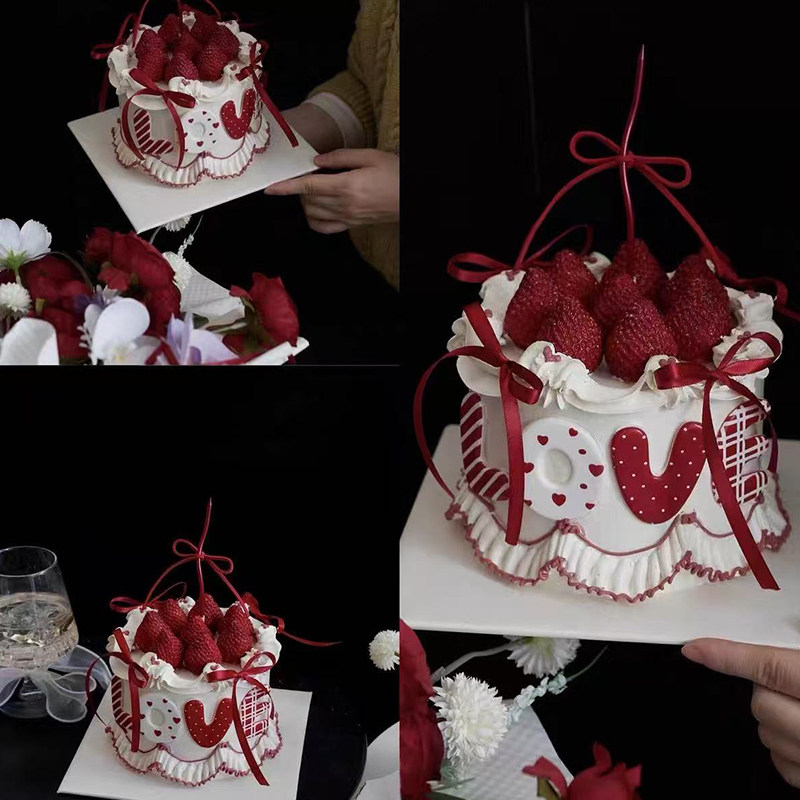 2.14佳妍同款情人节爱心love亚克力蛋糕装饰红色曲线蜡烛装扮插件,节庆用品/礼品,蛋糕/烘焙装饰用品,淘宝优惠券,粉丝福利购,淘宝优惠卷
