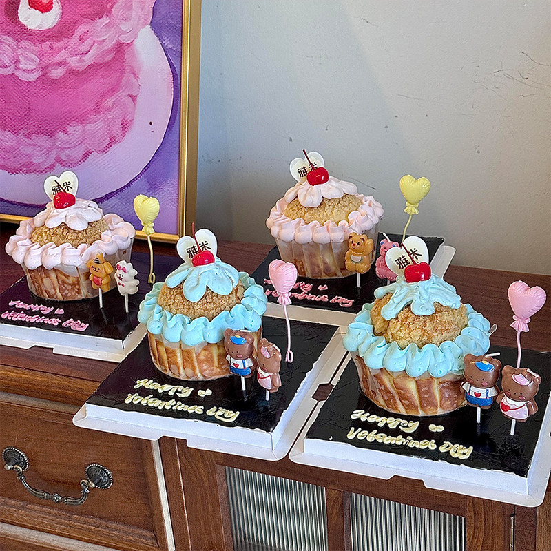 2.14情人节斯巴克情侣小狗爱心小熊蜡烛蛋糕装饰告白纪念日装扮,节庆用品/礼品,蛋糕/烘焙装饰用品,淘宝优惠券,粉丝福利购,淘宝优惠卷