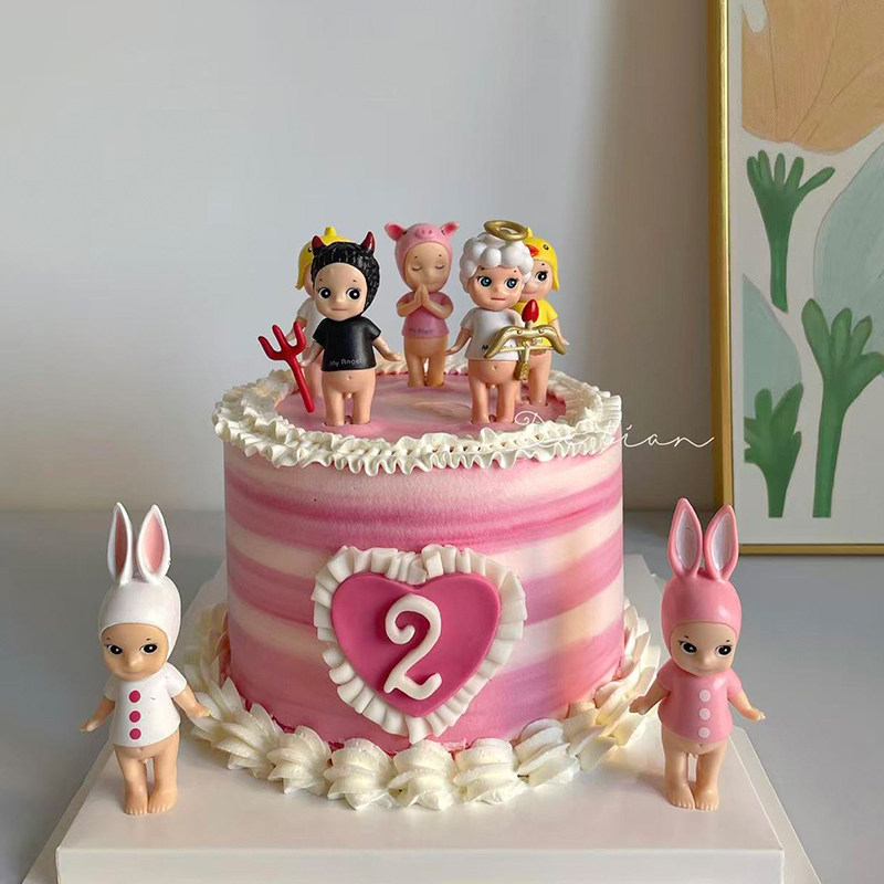 2026创意情人节天使恶魔娃娃蛋糕装饰摆件丘比特定情娃娃烘焙装扮,节庆用品/礼品,蛋糕/烘焙装饰用品,淘宝优惠券,粉丝福利购,淘宝优惠卷