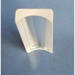 中心厚2MM边厚3.8MM 焦距-12MM 长31宽10MM光学平凹柱面镜 材质H-