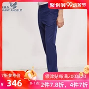 Thông báo Bird Spring Business Casual Quần len nam Slim Slim Suit Quần Dress Suit Quần - Suit phù hợp