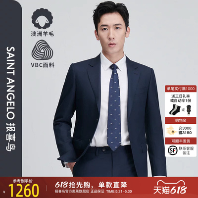报喜鸟2025新款VBC进口西装西裤