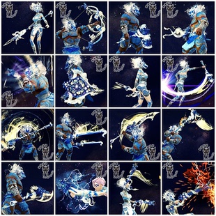 激战2【17种】巨龙精华武器收藏成就/皮肤巨利剑斧钉锤长短弓矛盾