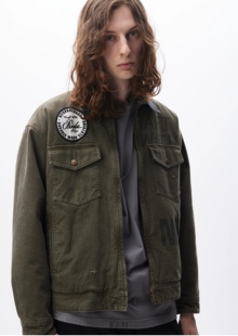 社长NELGHBDRHODD羊毛内里工装 四袋洗水夹克nbhd24aw洗水外套