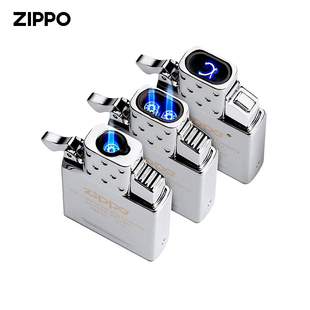 ZIPPO之宝打火机原装正品单双火焰火炬丁烷充气机芯 电弧充电内胆