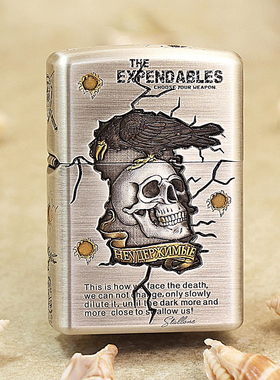 ZIPPO正品之宝打火机 原版套壳重甲DIY 205套甲敢死队