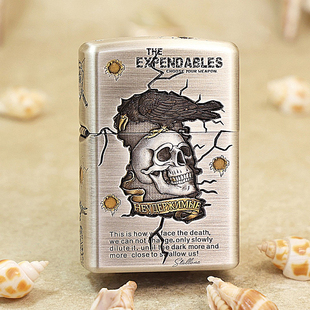 ZIPPO正品之宝打火机 原版套壳重甲DIY 205套甲敢死队