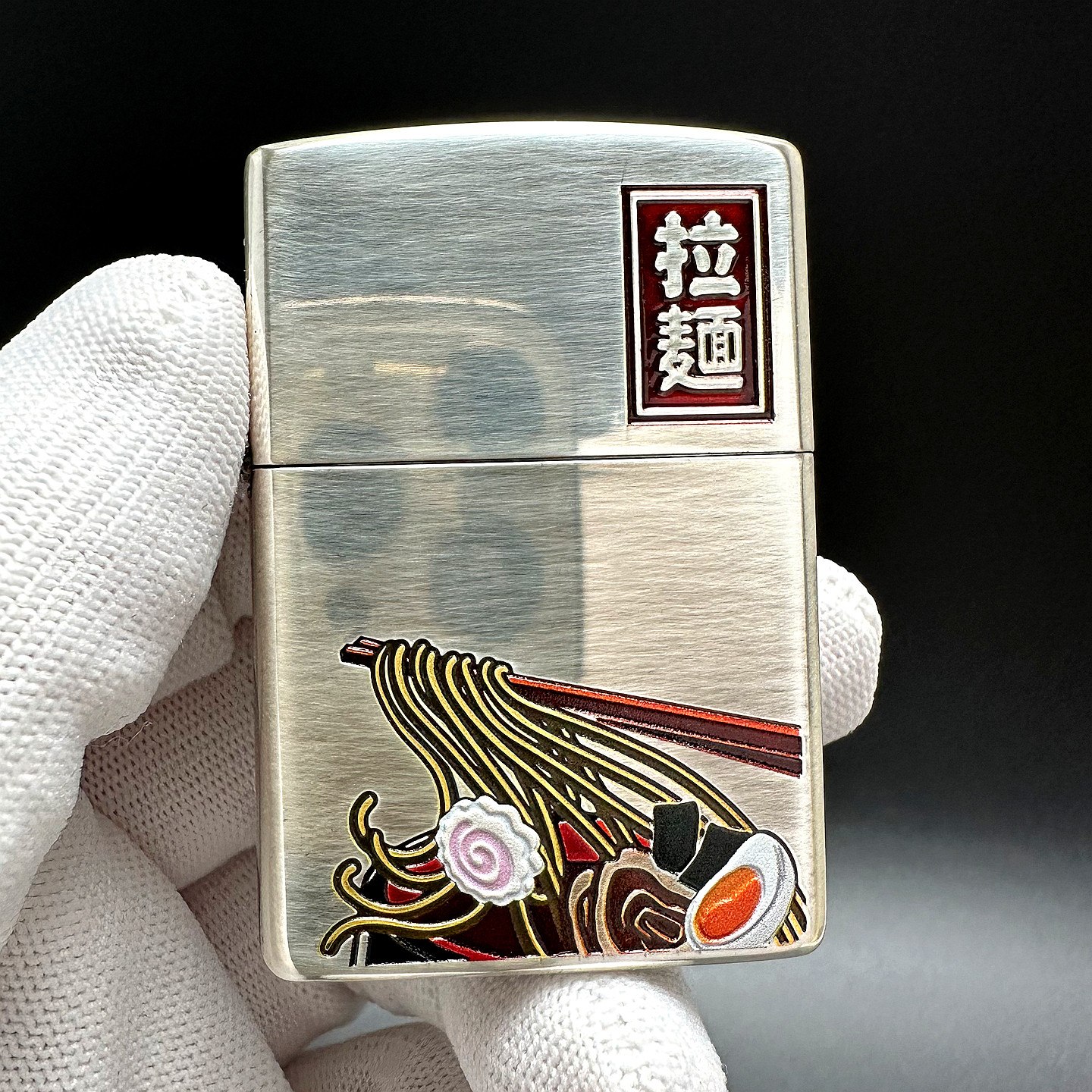 ZIPPO正品之宝打火机 日版原版常规 银色 东京拉面