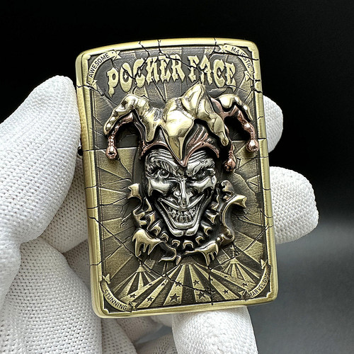 ZIPPO正品之宝打火机162贴章小丑