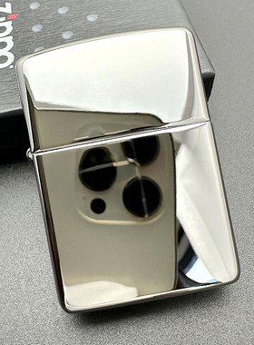 ZIPPO正品之宝打火机167镀铬镜面