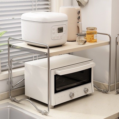 厨房台面烧烤箱微波炉架子置物架