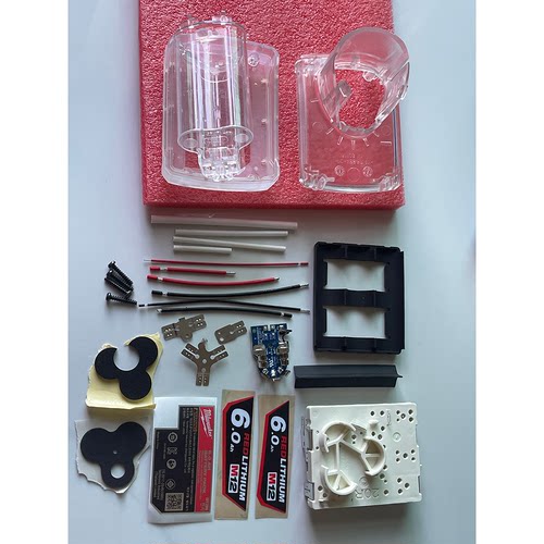 适用 M12 12V 3 CELL 6 CELL 18650 Battery box KITS