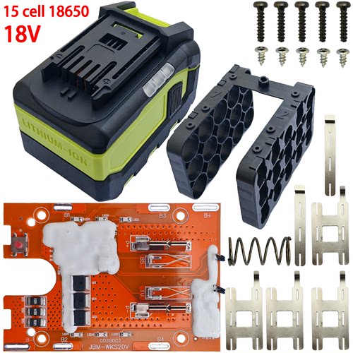 适用于worx 18V 5 10 15  CELL 18650 Battery pack kits