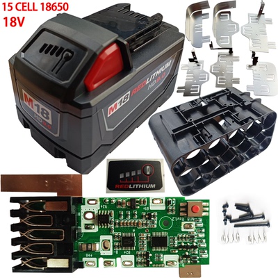 M18 15 CELL 18650 Battery box KITS