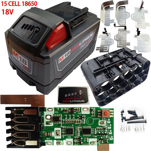 M18 15 CELL 18650 Battery box KITS