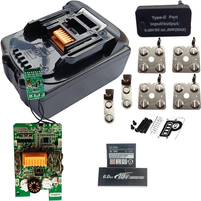 适用于makita BL1860 Lithium battery housing kit type-C