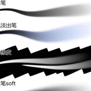 Csp笔刷全套JuJu线笔刷勾线淡出笔上色优动漫笔刷合集共1