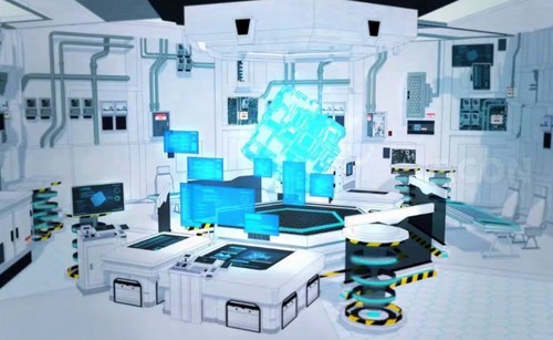 【acon3d】成为废墟的科幻反乌托邦隐藏的地下实验室