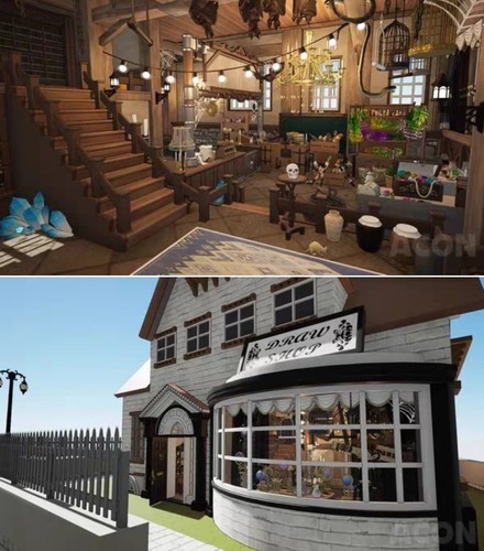 【acon3d】奇幻魔法商店  可直拍