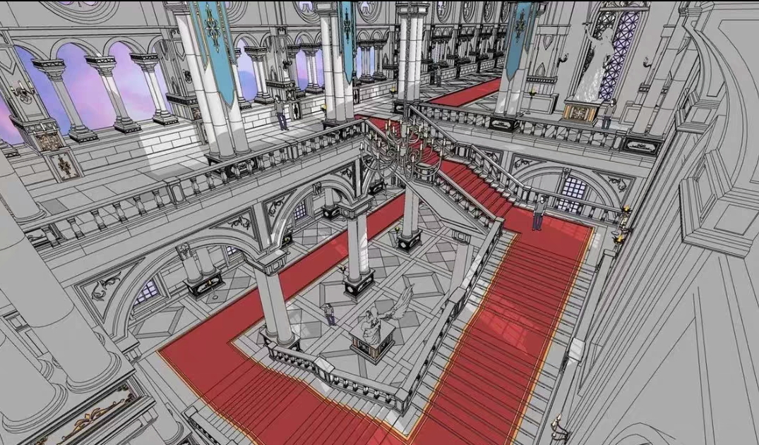 【acon3d】中世纪歌德，中世纪教堂模型