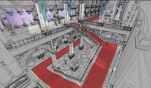 【acon3d】中世纪歌德，中世纪教堂模型