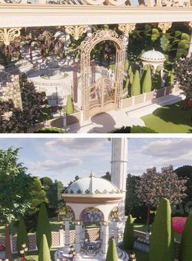 【acon3d】浪漫幻想欧洲风庭院