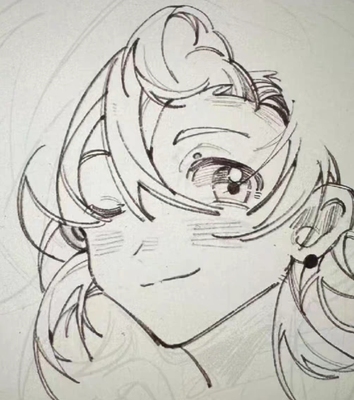 procreate专用仿sai 仿csp勾线笔刷 铅笔勾线