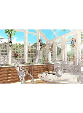 【acon3D模型】树林里的秘密花园 su模型