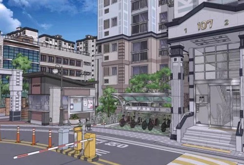 acon3d模型 学校 商业街 公园 小区  游乐场一条街周景 su模型