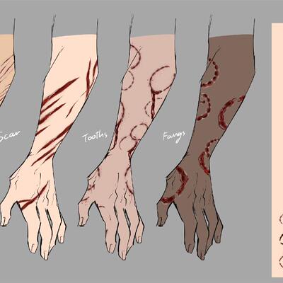 【csp笔刷】血痕齿痕绘画笔刷