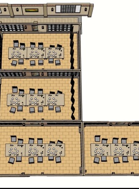 【acon3D】草图大师SU模型日式餐厅内部，skp格式