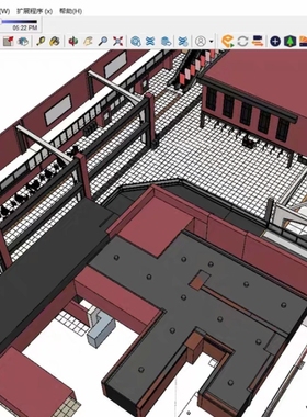 【acon3d】综合商场内部包含硬币机游戏房商场内部影院等多个文件