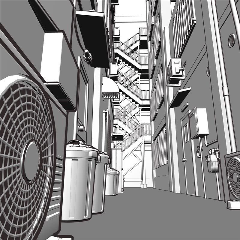 【csp】【模型】C221巷子 胡同 场景