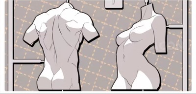 csp acon3d 人体 男 女 人体 模型 优动漫  clip文件贴图