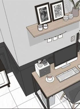 acon3d四个主题单间卧室