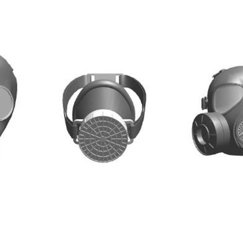 【csp模型】防护口罩覆面赛博朋克面罩3D模型小物品