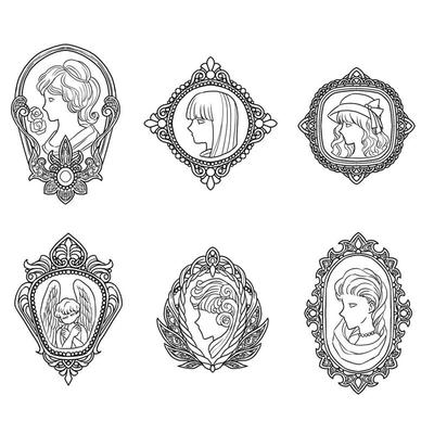 csp/ps笔刷10种贵族徽章 csp和ps可用笔刷