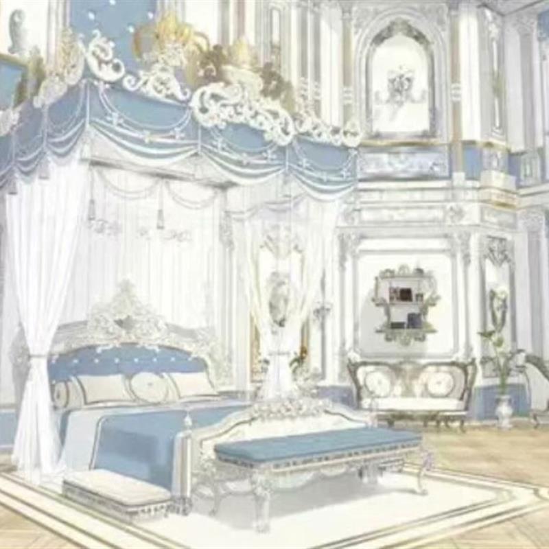 【acon3d】在某个安静的别墅里的一夜  skp模型草图