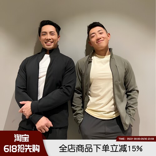 高端抗撕裂防风运动通勤针织外套
