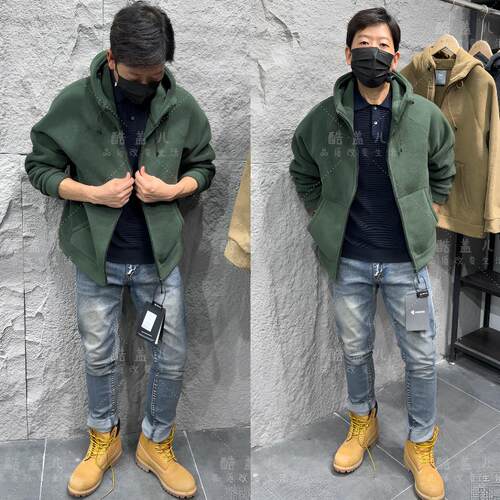 情侣加厚连帽休闲加绒夹克外套