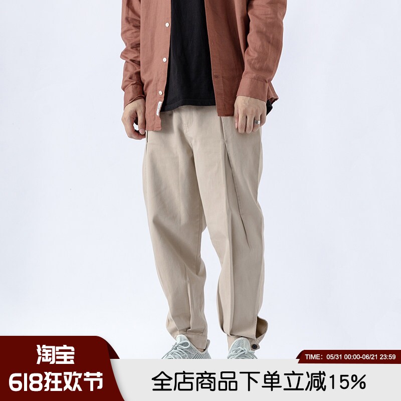 设计师线！这版型爱了！多重裁剪秋冬男士多层次束口休闲裤萝卜裤