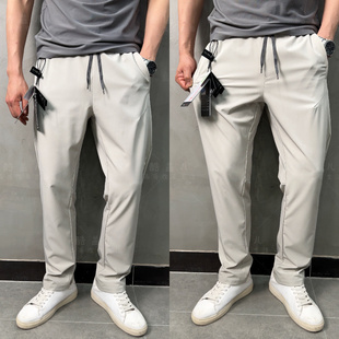 休闲裤 春夏轻量化薄款 Johnson激光打孔透气男士 意大利轻奢Leavo