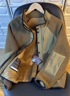 柜6980 意式高奢 秋冬男女情侣老钱风复古保暖加绒百搭潮流外套潮