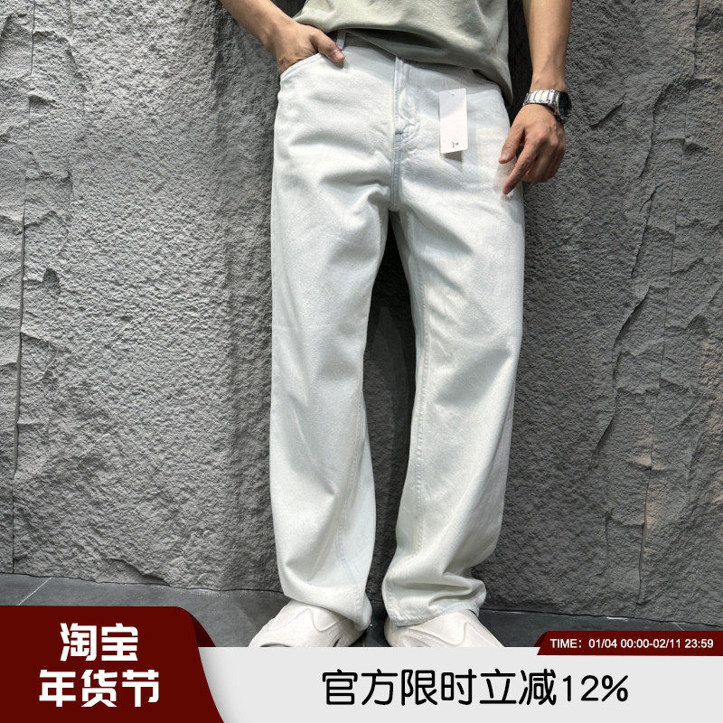 遮肉显瘦 帅气百搭 2025年秋冬男士全棉水洗柔软透气宽松牛仔裤潮,男装,牛仔裤,淘宝优惠券,粉丝福利购,淘宝优惠卷