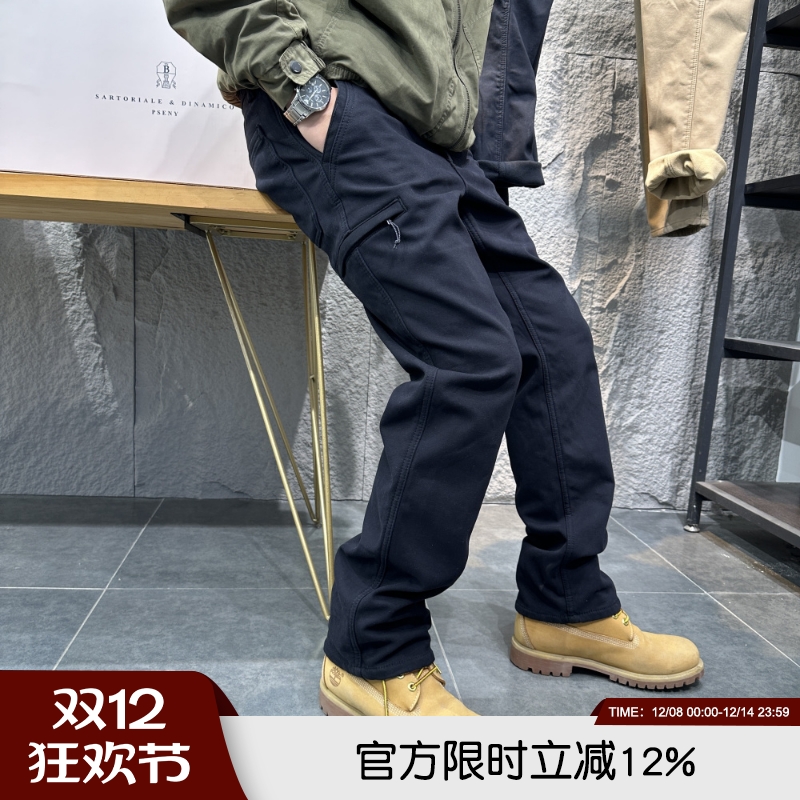 漂洋过海 牛货 美系伐木工加绒裤秋冬男士加厚水洗透气工装休闲裤