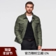 调性有型 葫芦绗缝棉衣外套棉服 式 欧线高端秋冬男士 轻量保暖衬衫