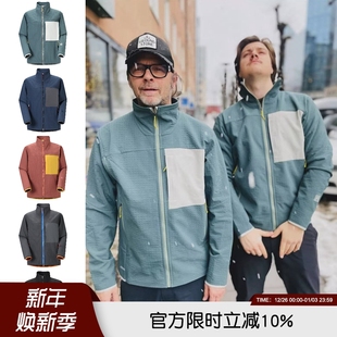 猛货来袭 男女情侣户外运动抓绒衣通勤外套潮 3D立裁拼接撞色春季